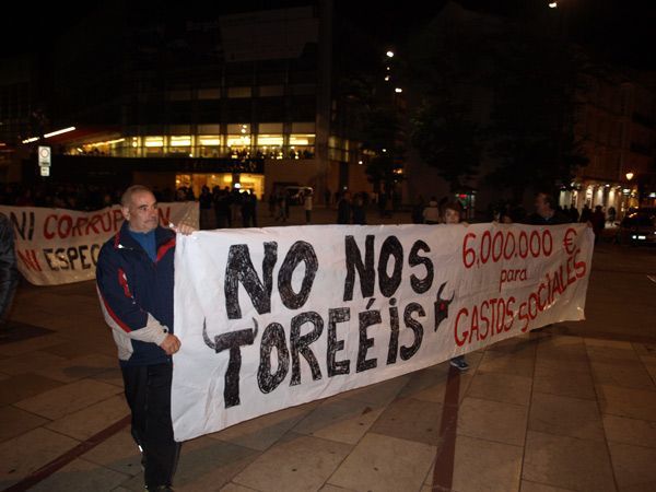 Normalidad en las obras de la Plaza de Toros, a pesar de las protestas