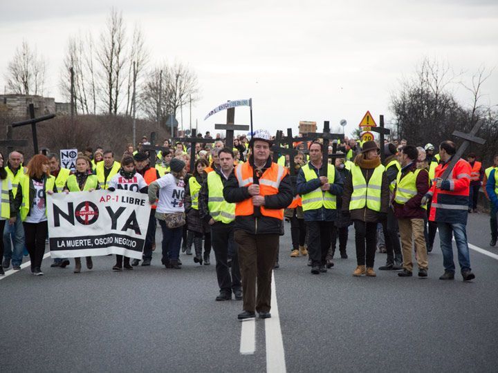 La Plataforma de la N-1 volverá a manifestarse este miércoles en Briviesca