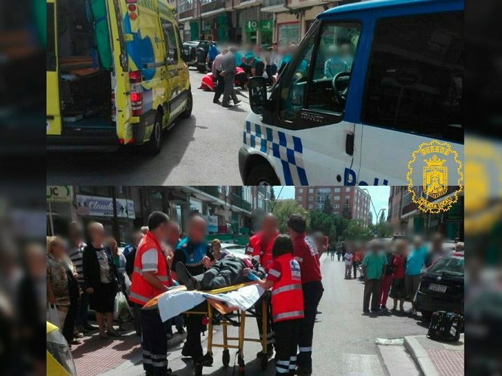 Herido un varón de 79 años en un atropello en Francisco Grandmontagne