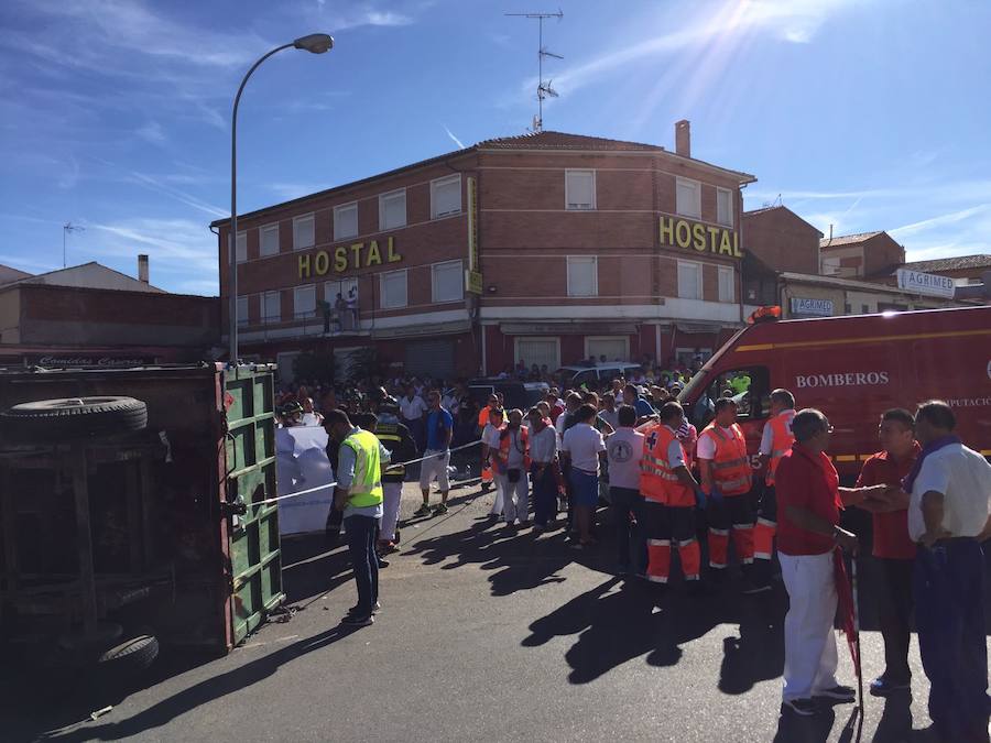 Accidente mortal en las fiestas de Tordesillas