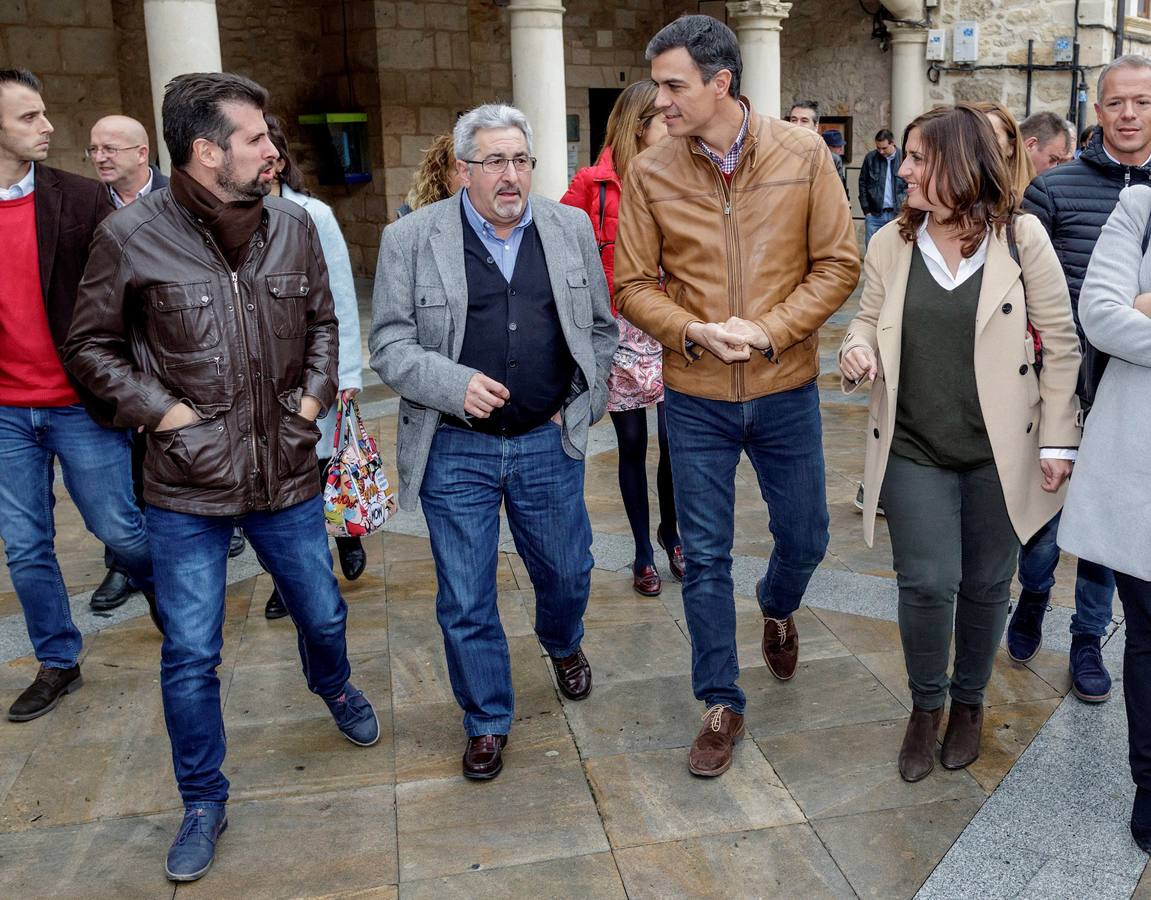 Pedro Sánchez visita Oña