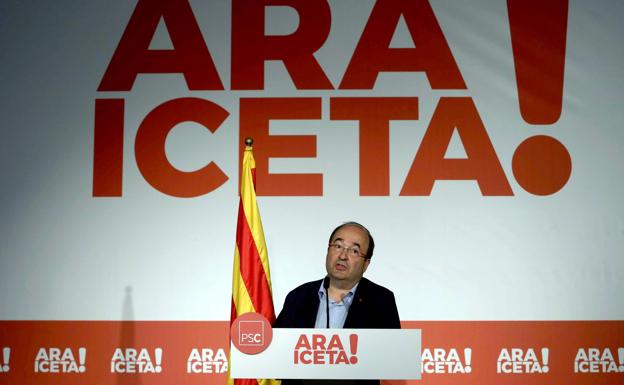 Iceta: «No haré presidente ni a Junqueras ni a Puigdemont»