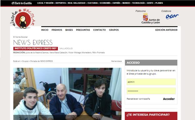 El grupo ‘News Express’ gana el premio semanal de El Norte escolar