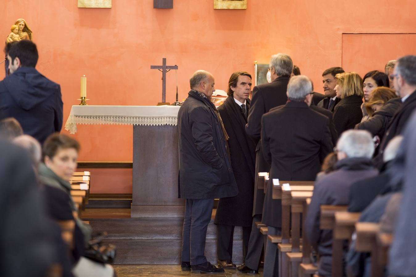 Funeral por el presidente de honor del Partido Popular de Ávila, Feliciano Blázquez