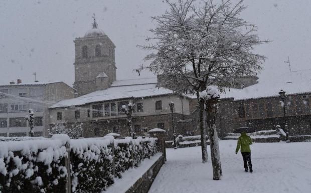 Las nevadas llegan a Castilla y León