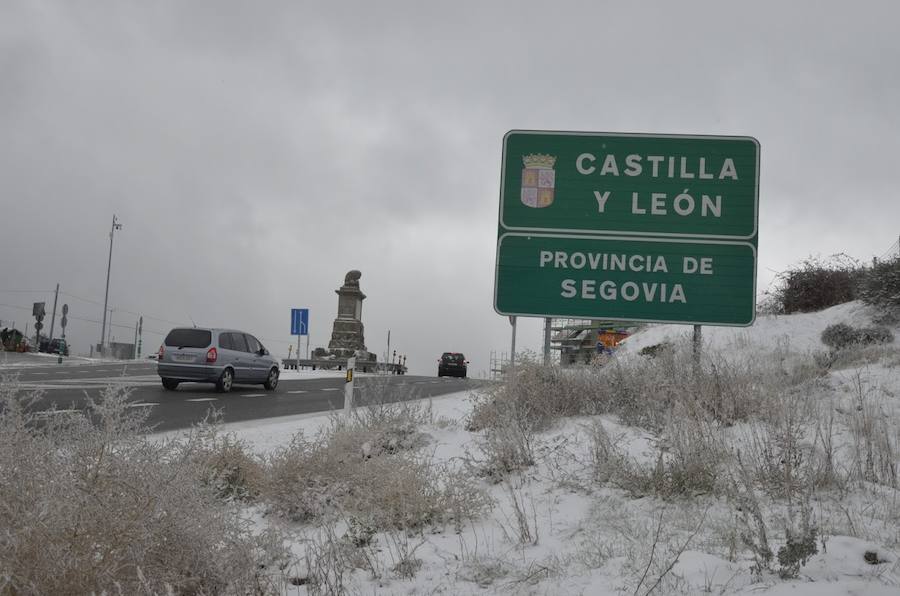Nieve en el Puerto del Alto de León
