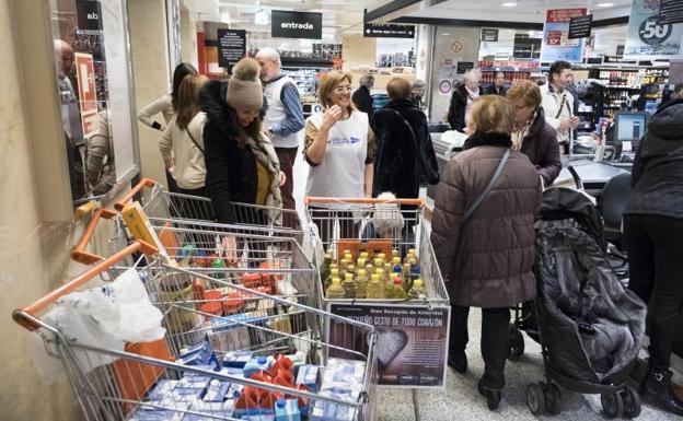 4.500 familias vallisoletanas recibirán cestas navideñas del Banco de Alimentos