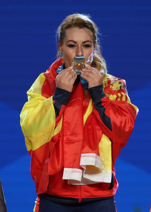 Lydia Valentín, campeona del mundo