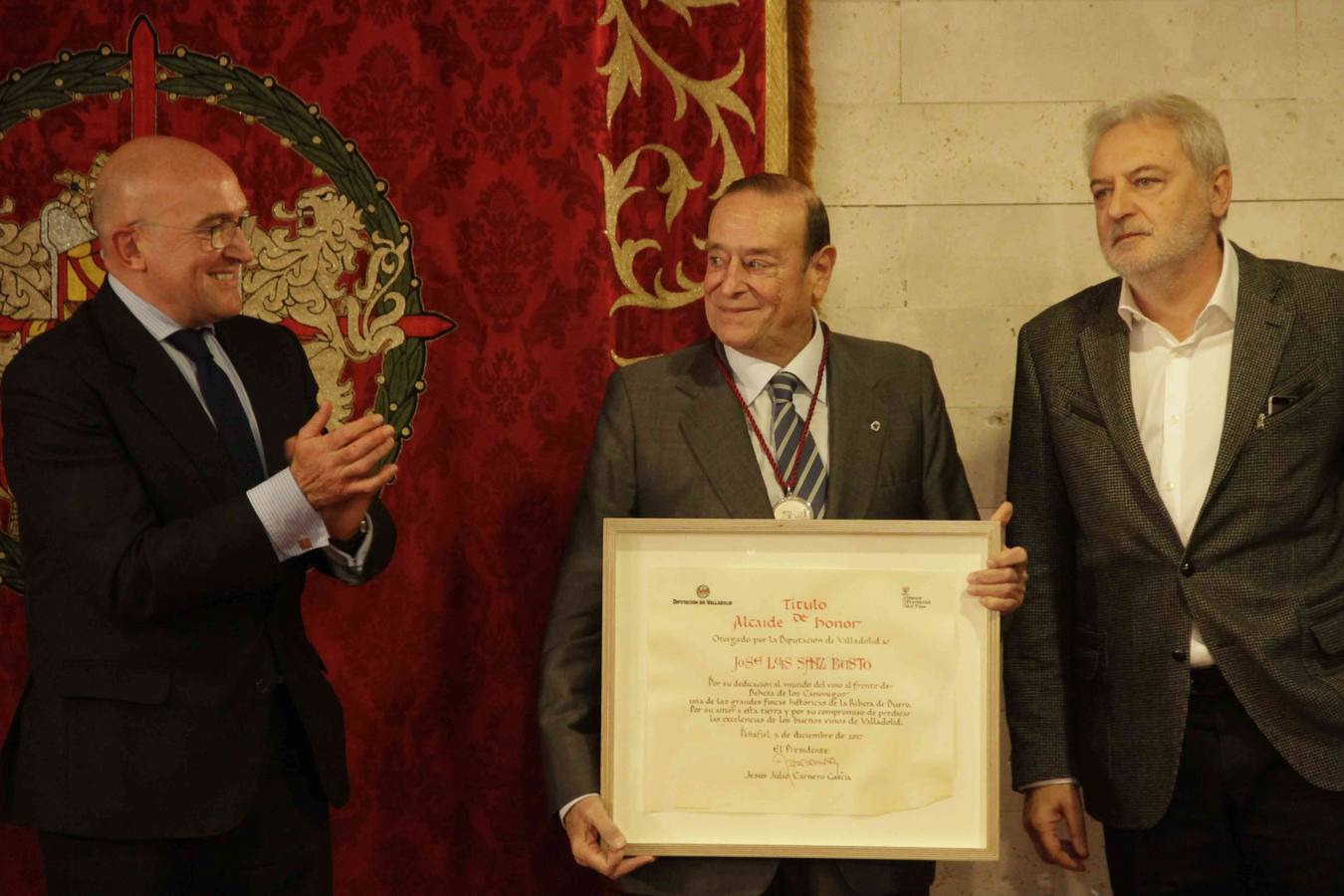 José Luis Bonet, Ruth Beitia, y José Luis Sanz Bustos, nuevos Alcaides de Honor del Museo Provincial del Vino 2017