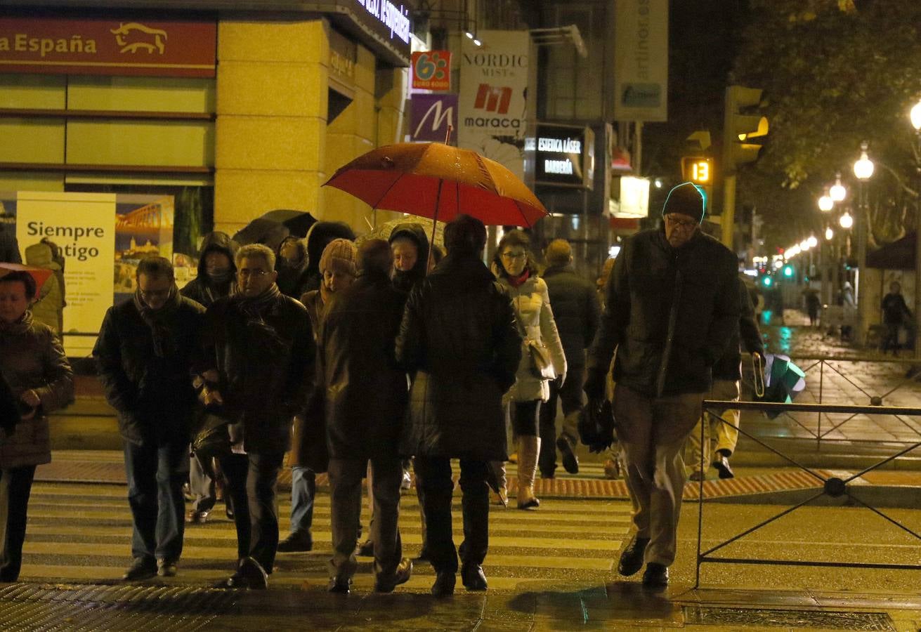 Los efectos de la borrasca 'Ana' en Valladolid