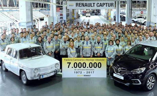 Renault llega a siete millones de vehículos fabricados en Valladolid