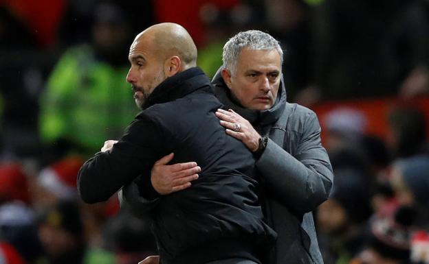 Guardiola defiende a sus jugadores y Mourinho habla de «educación»