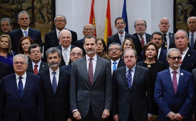 Felipe VI preside en la Usal la presentación del Diccionario Panhispánico del Español Jurídico