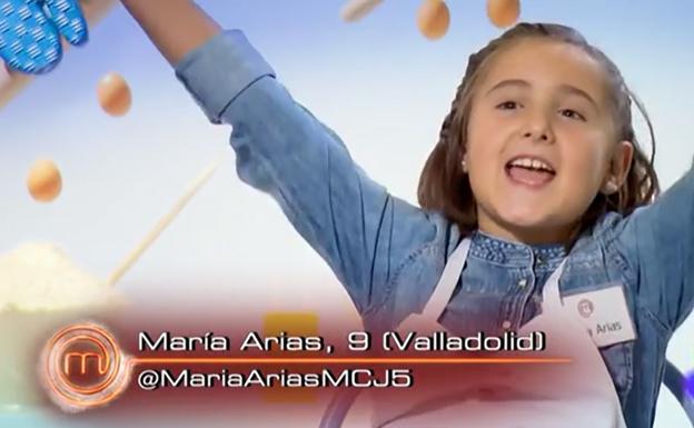 María Arias, la vallisoletana que deslumbra en MasterChef Junior