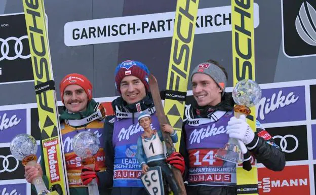 El polaco Stoch vuelve a triunfar en los tradicionales saltos de Garmisch