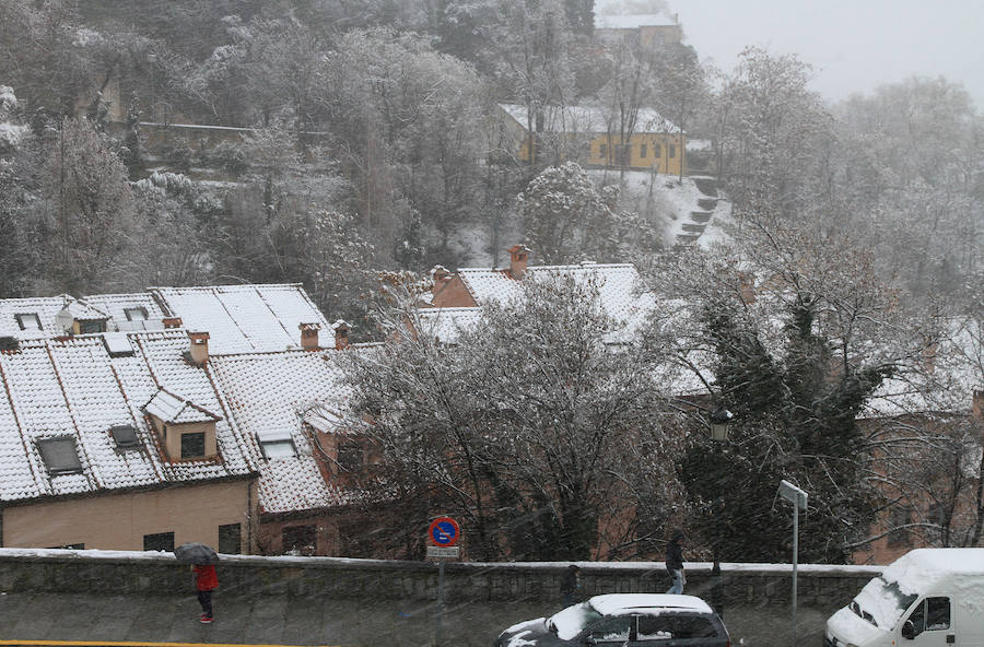 Nieve en Segovia