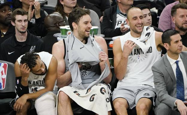 Pau Gasol roza el 'doble-doble' en la derrota de los Spurs