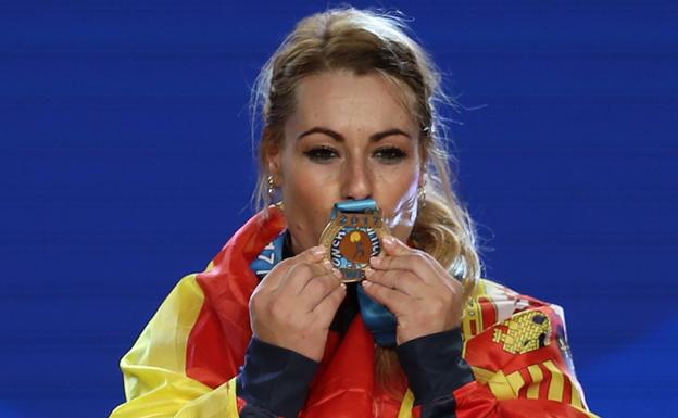 La haltera leonesa Lydia Valentín, invitada estrella en 'El Hormiguero'