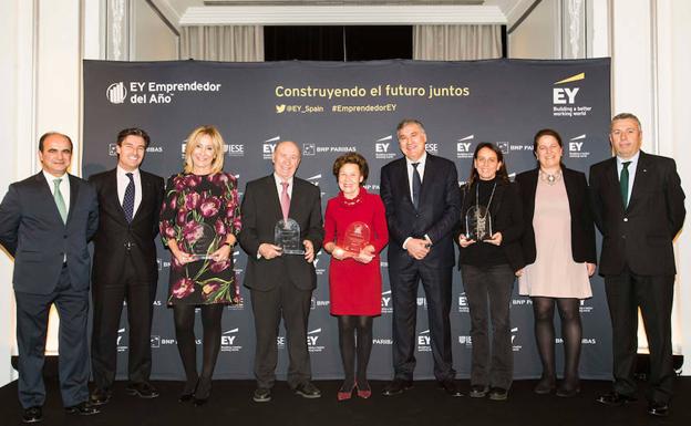 Los directivos de Gullón, finalistas al premio Emprendedor del Año de EY