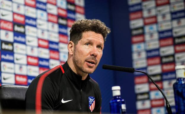 Simeone apuesta por «jugar con gente abierta» para hacer daño al Sevilla