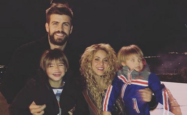 La familia Piqué-Mebarak, de celebración por partida doble