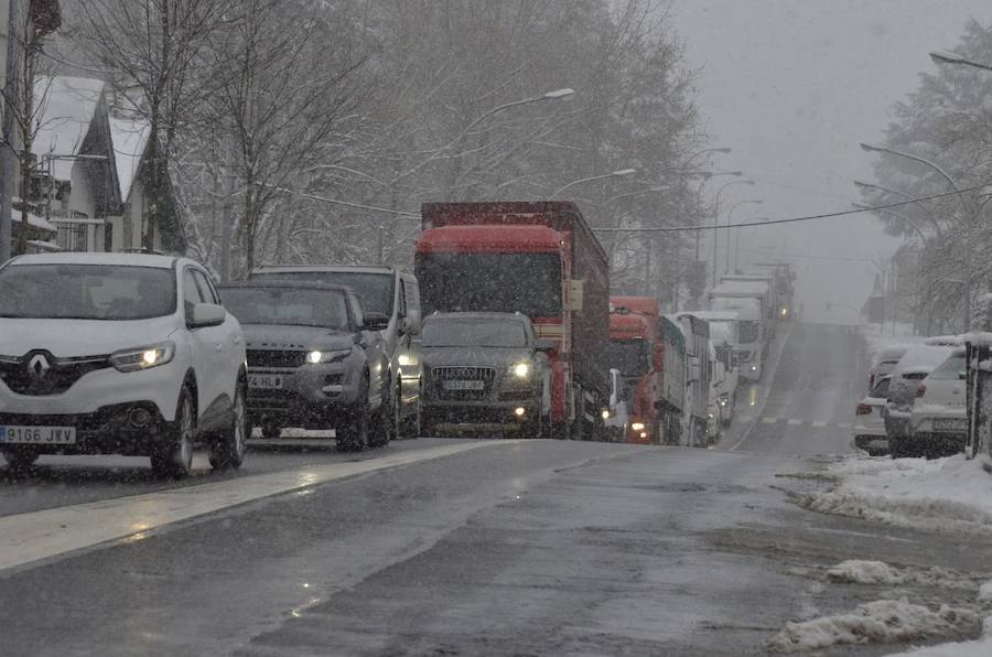 Nieve en El Espinar