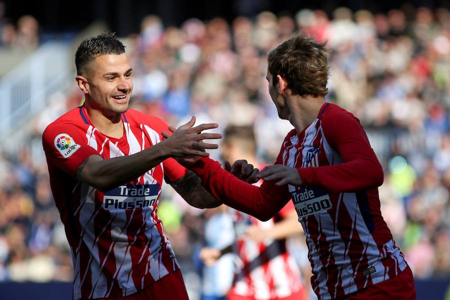 Las mejores imágenes del Málaga-Atlético