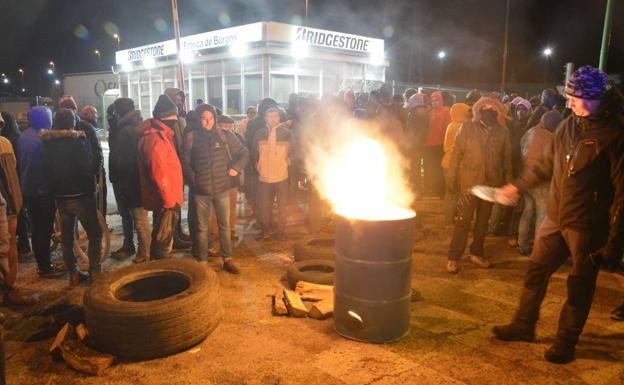 Los trabajadores de Bridgestone, en huelga