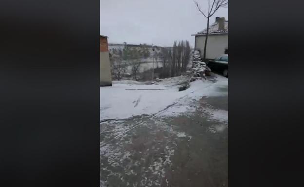 La nieve asoma de nuevo en la provincia de Valladolid