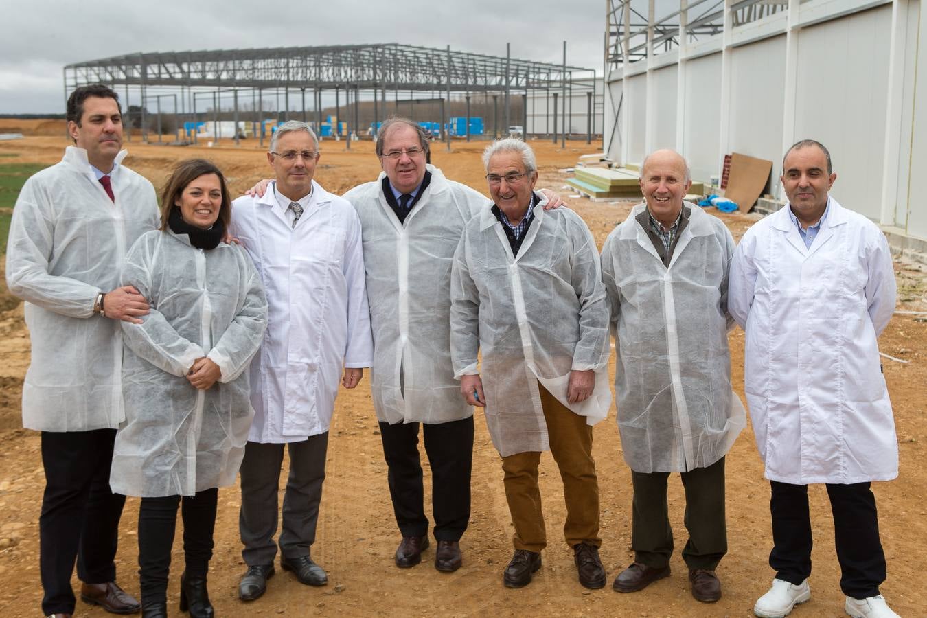 Juan Vicente Herrera visita la fábrica de Quesos El Pastor en Santa Cristina de la Polvorosa (Zamora)