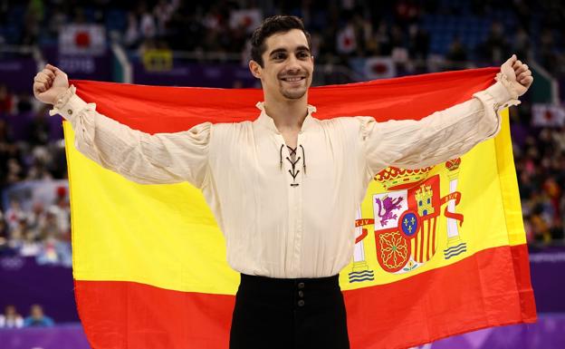 Javier Fernández, abanderado de España en la clausura