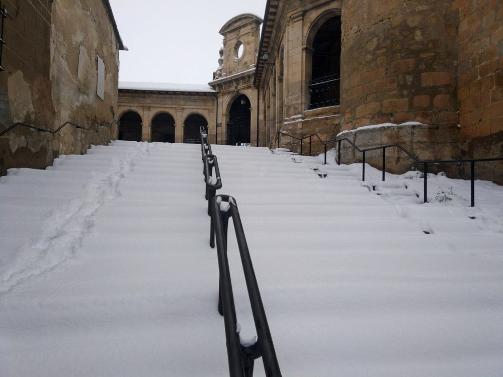 Los efectos de la nieve en la provincia