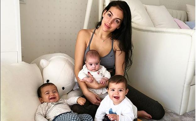 Georgina Rodríguez muestra la simpatía de su hija Alana Martina
