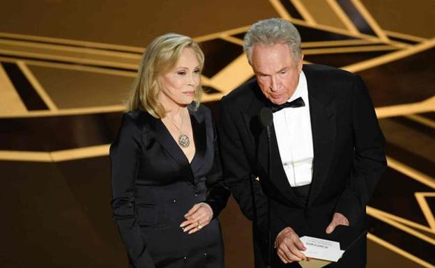 Warren Beatty y Faye Dunaway acertaron el ganador de los Oscar