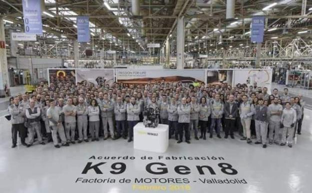 Renault inicia en Valladolid la producción del motor diésel adaptado a las bajas emisiones