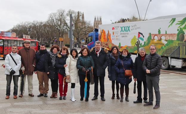 Burgos envía 24 toneladas de alimentos a los refugiados saharauis