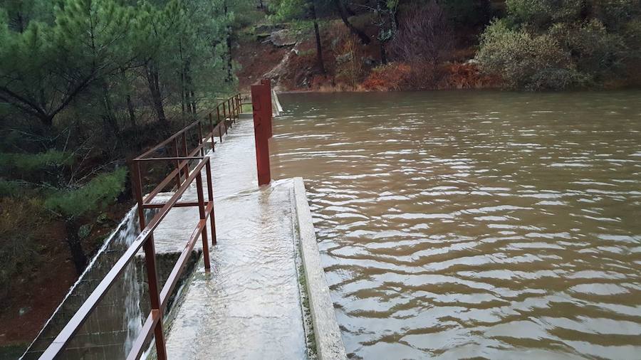 El temporal deja cifras históricas en la provincia de Ávila y los embalses casi al 100%