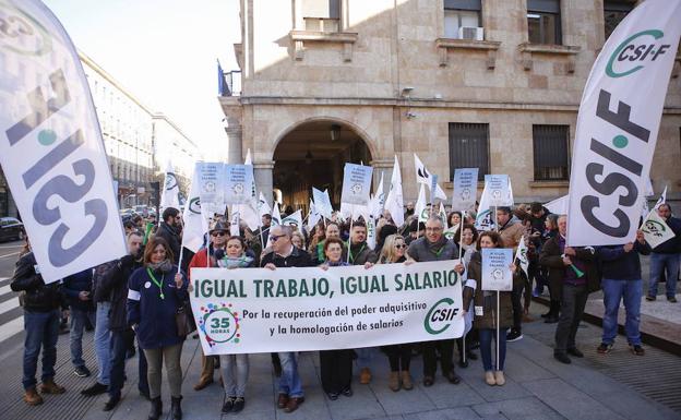 El acuerdo sobre los funcionarios recae en 161,535 beneficiarios en Castilla y León