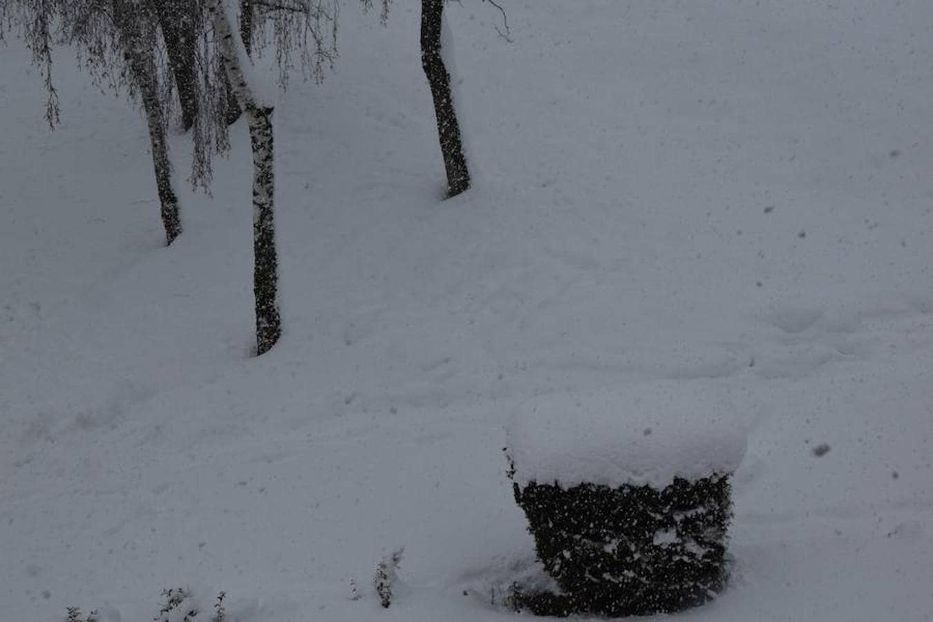 Guardo recibe la primavera con medio metro de nieve