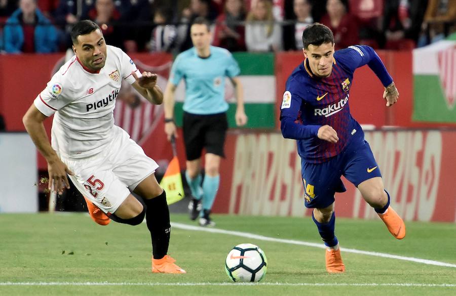 Las mejores imágenes del Sevilla-Barcelona