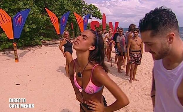 Sofía Suescun rompe a llorar al ver a Hugo Paz en 'Supervivientes'