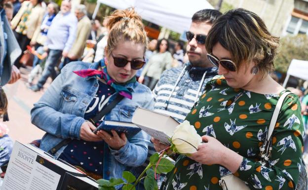 Libros, flores y sol