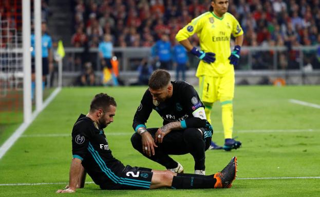 Isco y Carvajal, bajas ante el Bayern