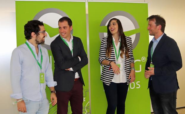 Andrea Ballesteros, presidenta de NNGG de Burgos para «reconectar» con los jóvenes