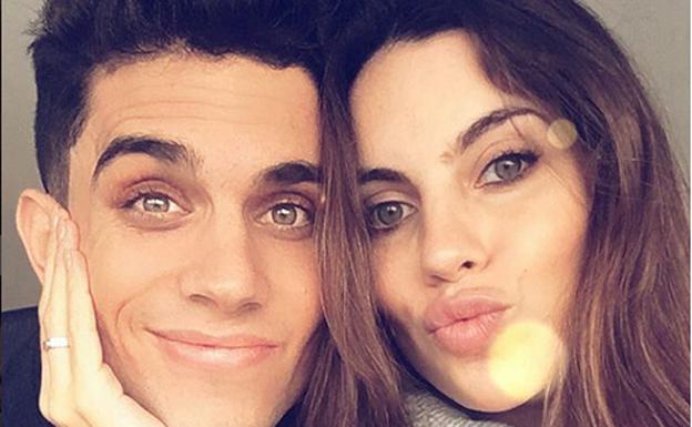 Melissa Jiménez y Marc Bartra presentan a su hija Abril