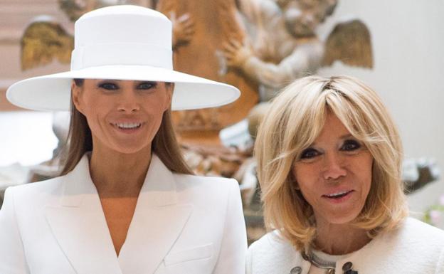 Brigitte Macron se apiada de Melania