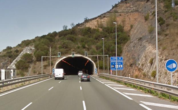 El jueves se realizará un simulacro de accidente en los túneles de Peña María en la A-1