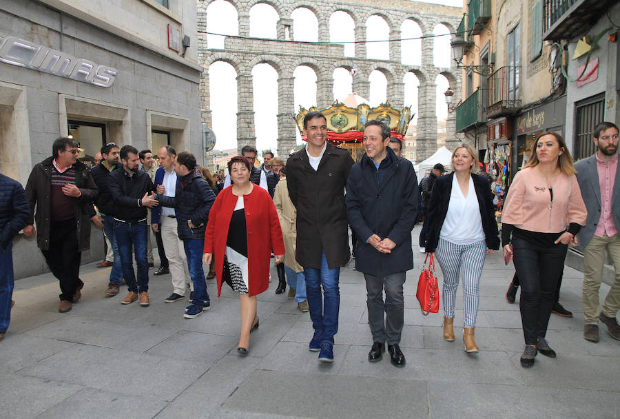 Pedro Sánchez en Segovia