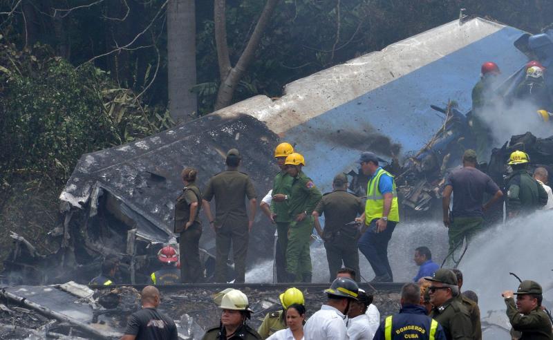 El accidente de avión de La Habana, en imágenes