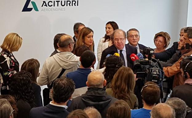 Herrera destaca en Miranda de Ebro el compromiso de la Junta con el futuro industrial